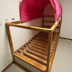IKEA キッズベッド　KURA の画像