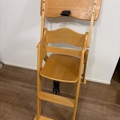 ベビーチェハイチェア　木製の画像
