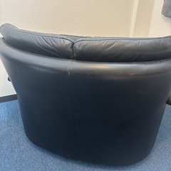 イタリア製レザーソファーの画像