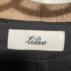 ブラック　フレアパンツの画像