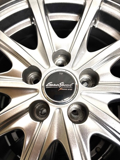 DUNLOPスタッドレス195/65R15 EuroSpeedホイール(配送いたします)