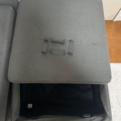 ダブルベッドになるソファの画像