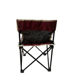 ☆現品限り☆折りたたみ式アウトドアチェア Upland 袋付き キャンプ道具 バーガンディ おしゃれ レトロ 【ジ 1119-06】の画像