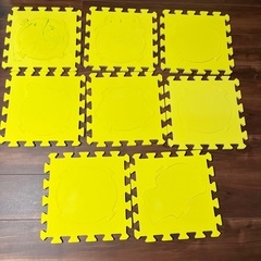 アンパンマン　ジョイントマット　8枚セット　パズルマット 知育玩具　Ａの画像