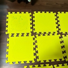 アンパンマン　ジョイントマット　8枚セット　パズルマット 知育玩具　Ａの画像