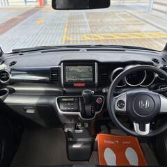 神奈川【自社ローン】保証人無可★全国対応★N-BOXカスタム【G Lパッケージ】4WD/左側パワスラ/走行中TV可/バックカメラ/スマートキー/フルフラットシート/フォグ/ドアバイザー/ETCの画像