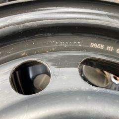 マツダ純正 15インチ スチールホイール＋キャップの画像