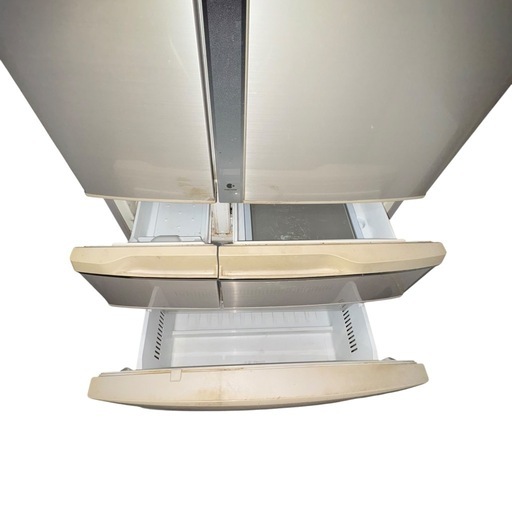 ☆お買い得☆Panasonic ノンフロン冷凍冷蔵庫 NR-F475TM-NFE 大容量 ファミリー 470L 動作確認済み シルバー 2011年製【ジ 1119-11】