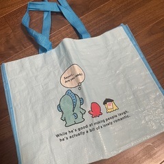 はんぎょどん　マチ付きバッグ　ビニールバッグの画像