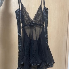 ベビードール　セット　ネグリジェ　ランジェリー ナイトウェア 背中ガン開き キャミソール レースの画像