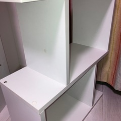 ニトリ　ホワイトシェルフ　棚の画像