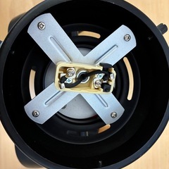 北欧風4灯スポットライト照明 ブラック×木目調（引掛けシーリング対応）の画像