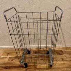 ランドリーバスケット 洗濯かご キャスター 45Lの画像