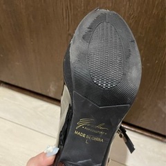 YOSUKE パンプス　黒　ヒール　厚底　ヨースケの画像