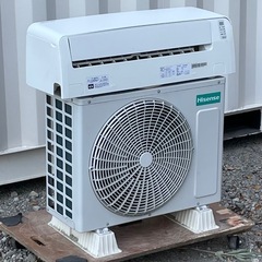 取付け可 ! !◇ハイセンス エアコン 6畳用 2020年 内部クリーン 解凍洗浄HA-S22FE3 高圧洗浄済み！保証付き ! !の画像