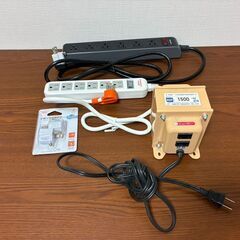 【無料】転居のため一括でお譲りします。 電話機、プリンタ＆スキャナ、変圧トランス、SDカード、筋トレベルトの画像