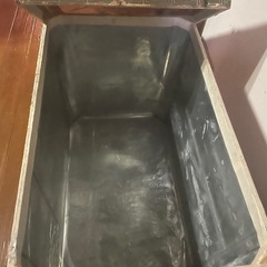 茶箱 防湿　収納箱 昭和レトロの画像