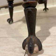 アンティーク昇降式ピアノスツールの画像