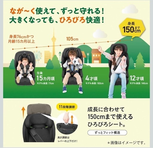 【超美品】チャイルドシート、ジュニアシート