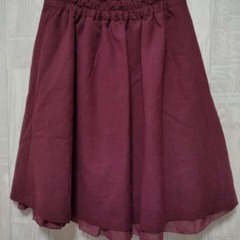 フレアミニスカート　サイドレースアップの画像