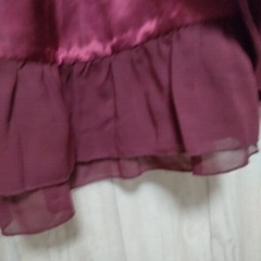 フレアミニスカート　サイドレースアップの画像