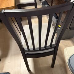 IKEA Ekedalen　二つ　イケアのダイニングチェア 　中古品　11/26、28-30日に取りに来てくださる方に限定の画像