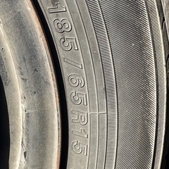 鉄ホイール付きタイヤ、185/65/r15 4本の画像