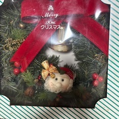 クリスマスリースの画像