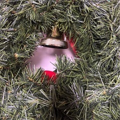 クリスマスリースの画像