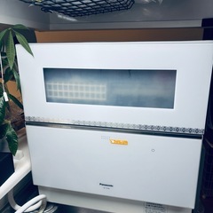 美品【パナソニック】食器洗い乾燥機 ホワイト NP-TX300-W 2021年製の画像