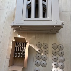 ベビーサークル バーチ ドア付き10枚セット iFam（アイファム） の画像