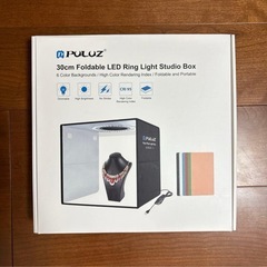 30cm⭐️撮影ボックス 折りたたみ式 簡易スタジオ 120個LED 組立簡単の画像
