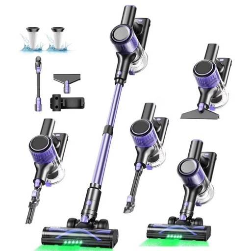 掃除機 コードレス 【68000pa超強力吸引・55分連続稼働・自立式】 コード