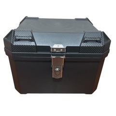 バイク❣️リアボックス 45L トップケース バイクケース 取付ベース 鍵2本付の画像