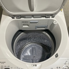 ✨2024年製 ほぼ新品✨ SHARP 8.0kg 縦型洗濯乾燥機の画像