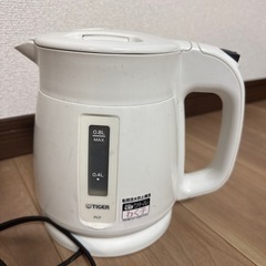 電気ケトル TIGER わく子 2014年製の画像