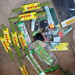 グリーン鉄線　菜園支柱各種の画像
