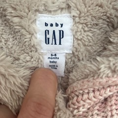 baby GAP フード付きジャケット 3-6ヶ月の画像