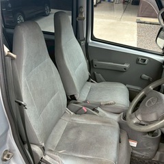 総額15.0万円★車内広々フラット軽箱バン★Tベル交換歴あり★5MT★AC★平成17年式 日産クリッパーバン(U71V)14.3万キロ 車検令和9年11月シルバーの画像