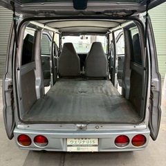 総額15.0万円★車内広々フラット軽箱バン★Tベル交換歴あり★5MT★AC★平成17年式 日産クリッパーバン(U71V)14.3万キロ 車検令和9年11月シルバーの画像