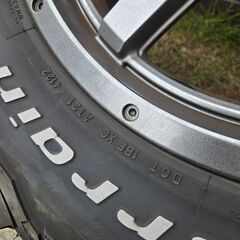 使用1年未満 美品 グッドリッチAll-Terrain T/A  17インチの画像