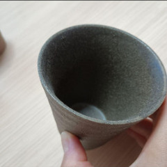 新品　未使用　陶器コップ 5色セットの画像