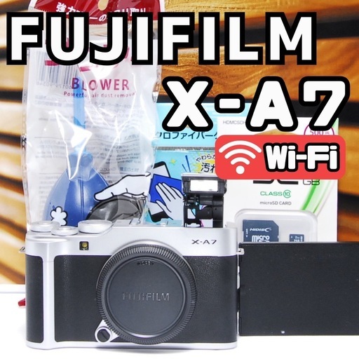 FUJIFILM x-a7 ボディ 3.5インチ 大型モニター Wi-Fi FUJIFILM 富士フィルム ボディ フジフィルム