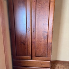 タンス テーブル テレビセットの画像