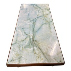 大理石調 ローテーブルの画像