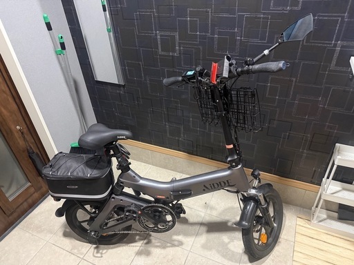 [室内保管]電動折り畳み自転車アイッデA2 9.6Ah