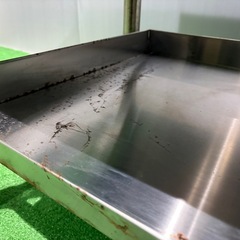 未使用 ステンレス 作業台付き 2段棚　幅1100×奥行500×高さ535 飲食店 キッチンカーの画像