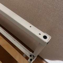 マットレス付きシングルベッドの画像