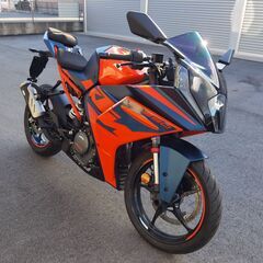 KTM　RC390　1KM　2024年式　極上車　登録済　未使用車　ピカピカ　売り切れ　車検令和9年5月　詳細写真、始動動画ありの画像