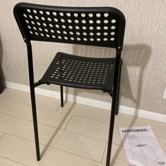 目立つ傷、汚れなし　イケア　アッデ　黒の画像